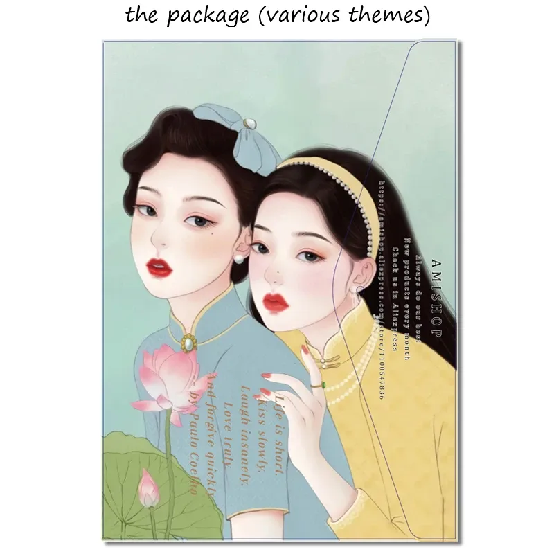 Aliexpress Geisha Girl Cross Stitch Kit Scenic Picnic Counted