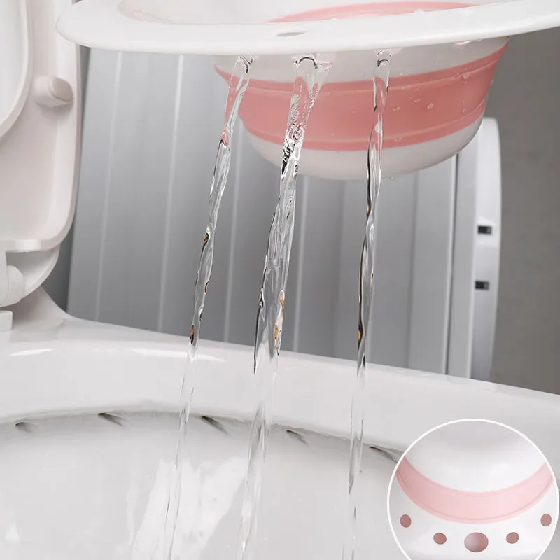 Piépoies intimes bidet-femelles pliables Nettoyage des toilettes pour adultes éviter de s'accroupir avec les femmes enceintes maternité des soins de nettoyage des hanches