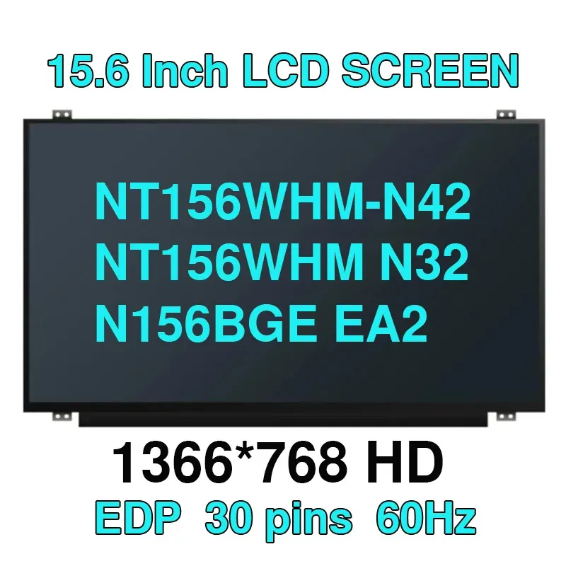 Ekran NT156WHMN42 NT156WHM N32 N12 N156BGAEB2 N156BGE EA2 E42 B156XTN07.0 B156XTN04.0 LTN156AT39 15,6 -calowy