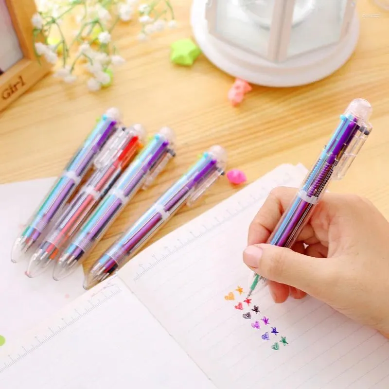 PCS / SET MULTIFONCTIONNEL 6 COMBLES BALLPOINT PORT KAWAII ÉTUDEMER SUMPORTS PENS MIGNE CARTONIR MULTIQUES ÉCOLES DE BUREAU DE BUREAUX