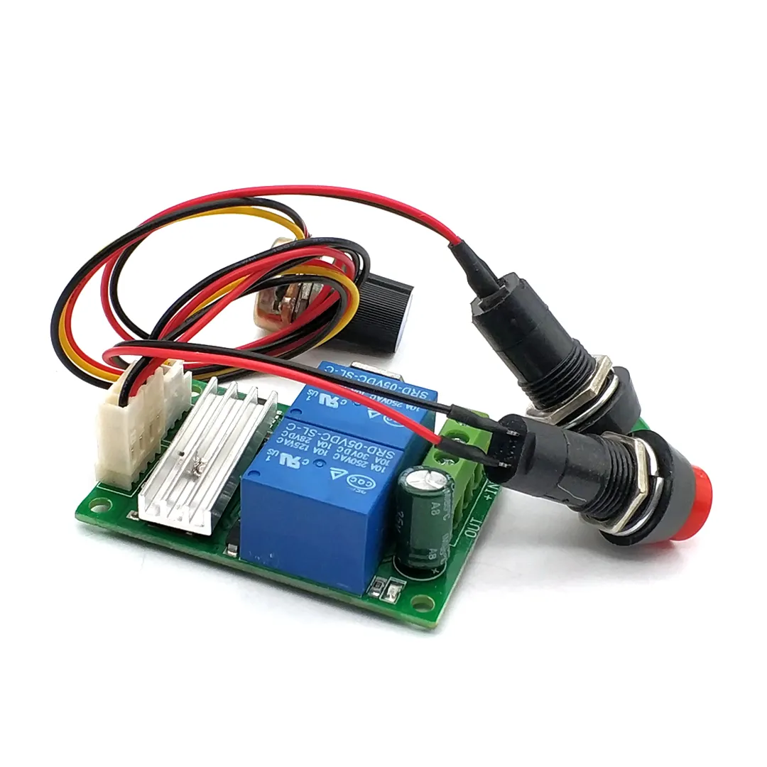 PWM DC Motor Speed REALE REALITURA CONTROLLER SCHEDA VELOCIBILI VELOCIFICABILE Modulo di relè PWM reversibile DC 6V-28V 12V 24V 24V 3A 21KHz