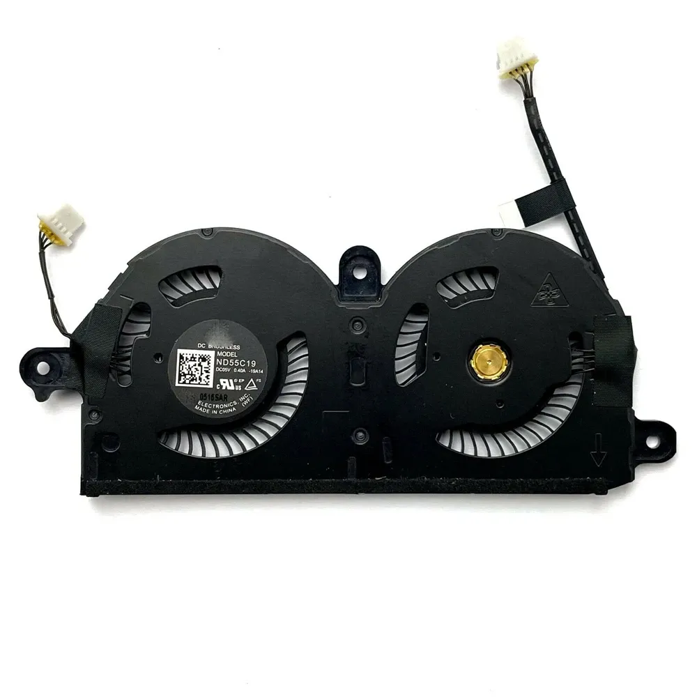 Pads CPU Cooling Fan för Dell XPS 13 9380 7390 0980WH 980WH ND55C1919A14