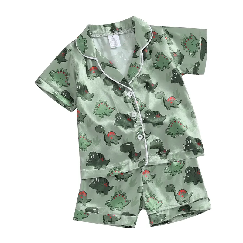 Baby Boy Valentine s Day Clothes Set Short Sleeve Lapel Neck Letters Heart Print Tops Shorts Pants Outfits