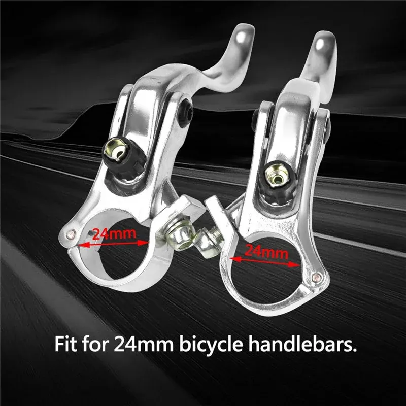 1 paar fietsremhendel aluminium legering fietsremrem handgreep remklemgreep fietsen accessoires