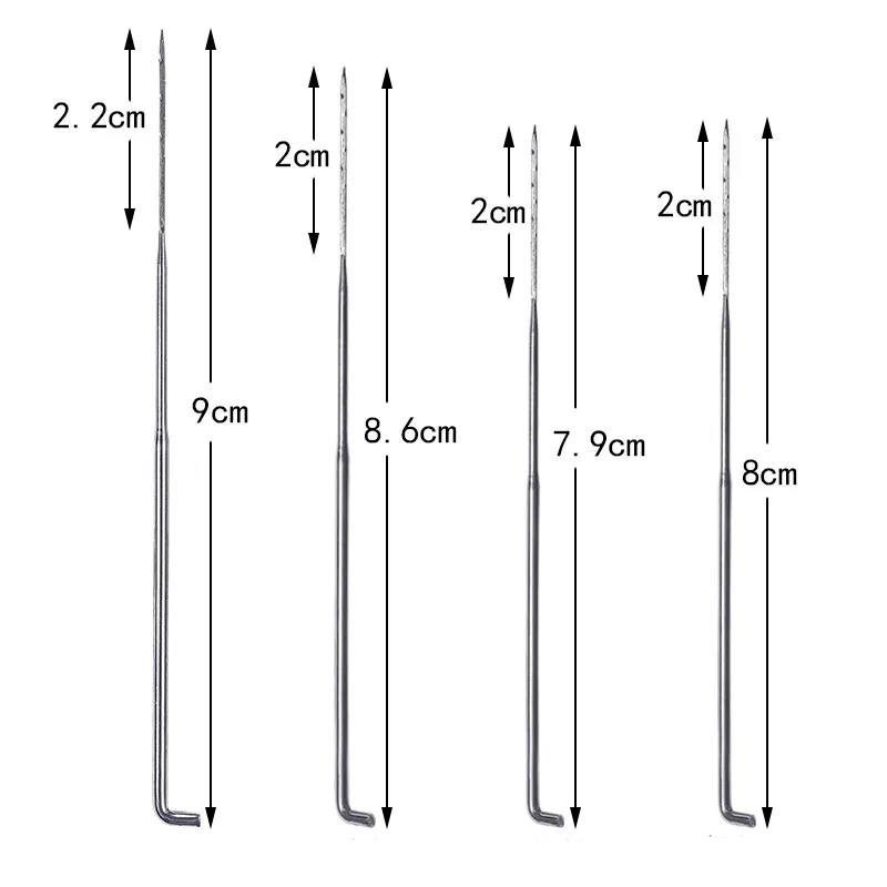 7.9/8/8.6/9cm混合針フェルトウールフェルトボトルセットクラフトキットDIYニット針縫製ツールパッチワークアクセサリー