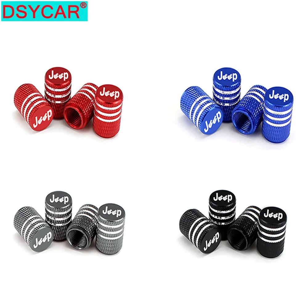Mopar Logo Tire Valve Caps – Set Of 5, Blue On Black, ABS Plastic, By License Frame Inc.