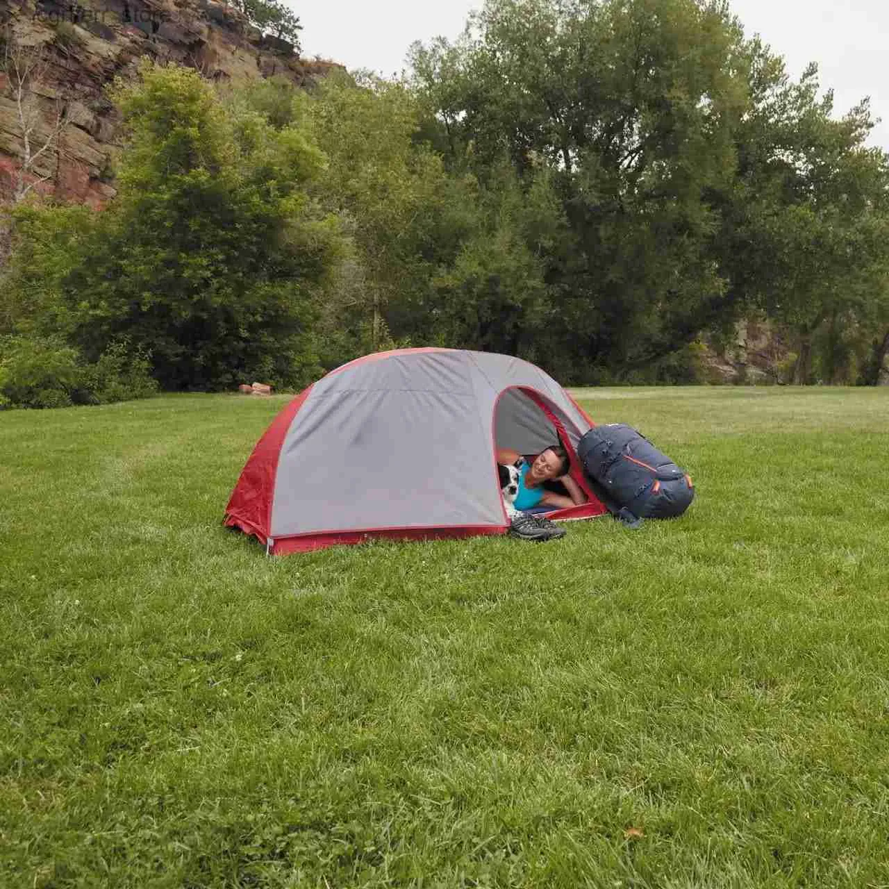Ozark Trail Tents With Tunnels 1 Person Backpacking Tent With Large Door For Easy Entry And 4.4lbs Weight Carry L410 From Cgrfferr 12.88 DHgate.Com