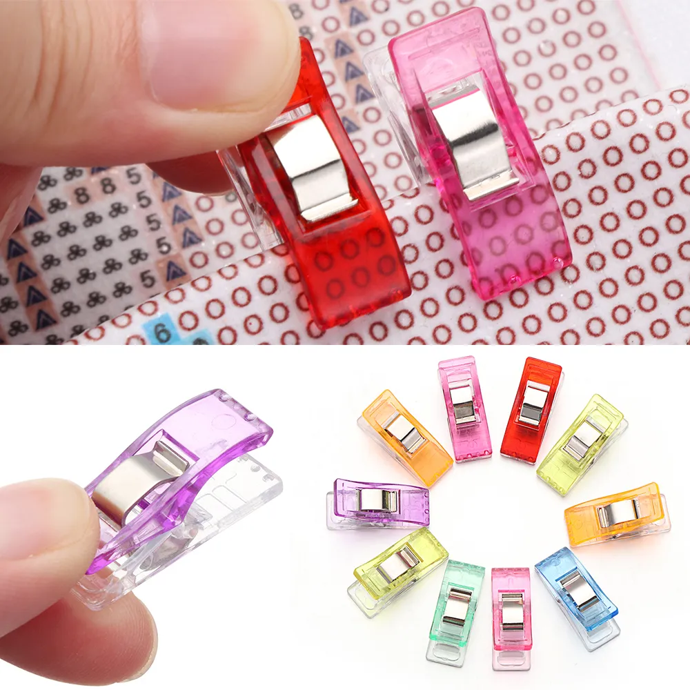 Painted Clips 5D Diamond Painting Clips Set - Non-Slip Steady Canvas Clips for Crafts ...