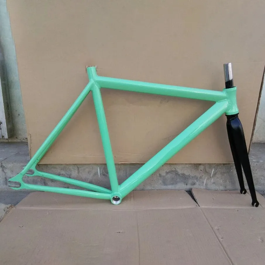 700C Fixed Gear Bike Frame Aluminum Alloy Front Fork Fixie Bicycle