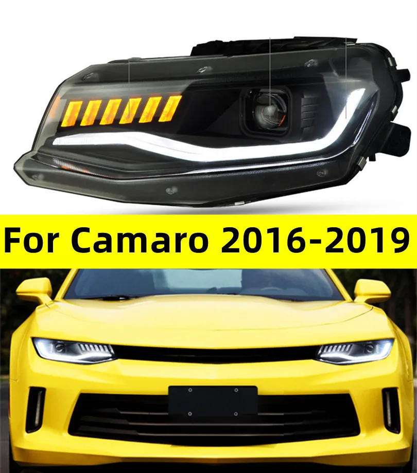 Luce anteriore automatica per faro a LED Camaro 20 16-20 19 DRL Torning Segnale Freno Lampade per le lampade