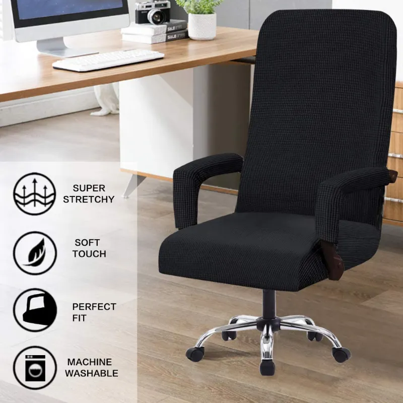 Premium Office Chair Cover Anti-Scratch, Cat-Proof Rotating