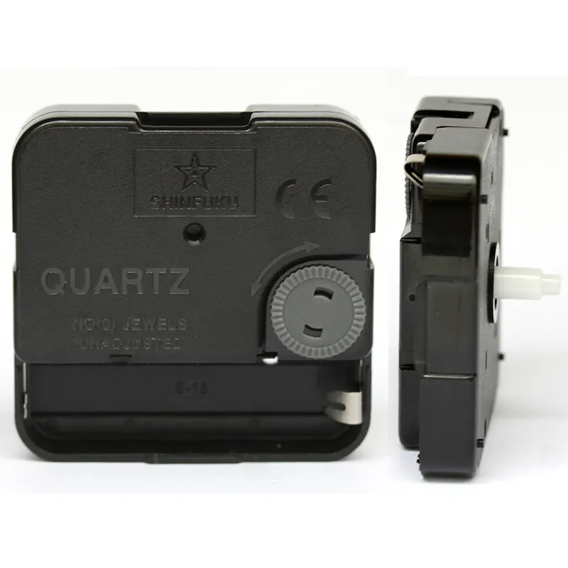 Mécanisme d'horloge murale en plastique silencieux, axe à vis 6168S 6mm et 9mm, avec aiguilles, bricolage, accessoire de mouvement à Quartz 15 Mécanisme d'horloge murale en plastique silencieux, axe à vis 6168S 6mm et 9mm, avec aiguilles, bricolage, accessoire de mouvement à Quartz 15