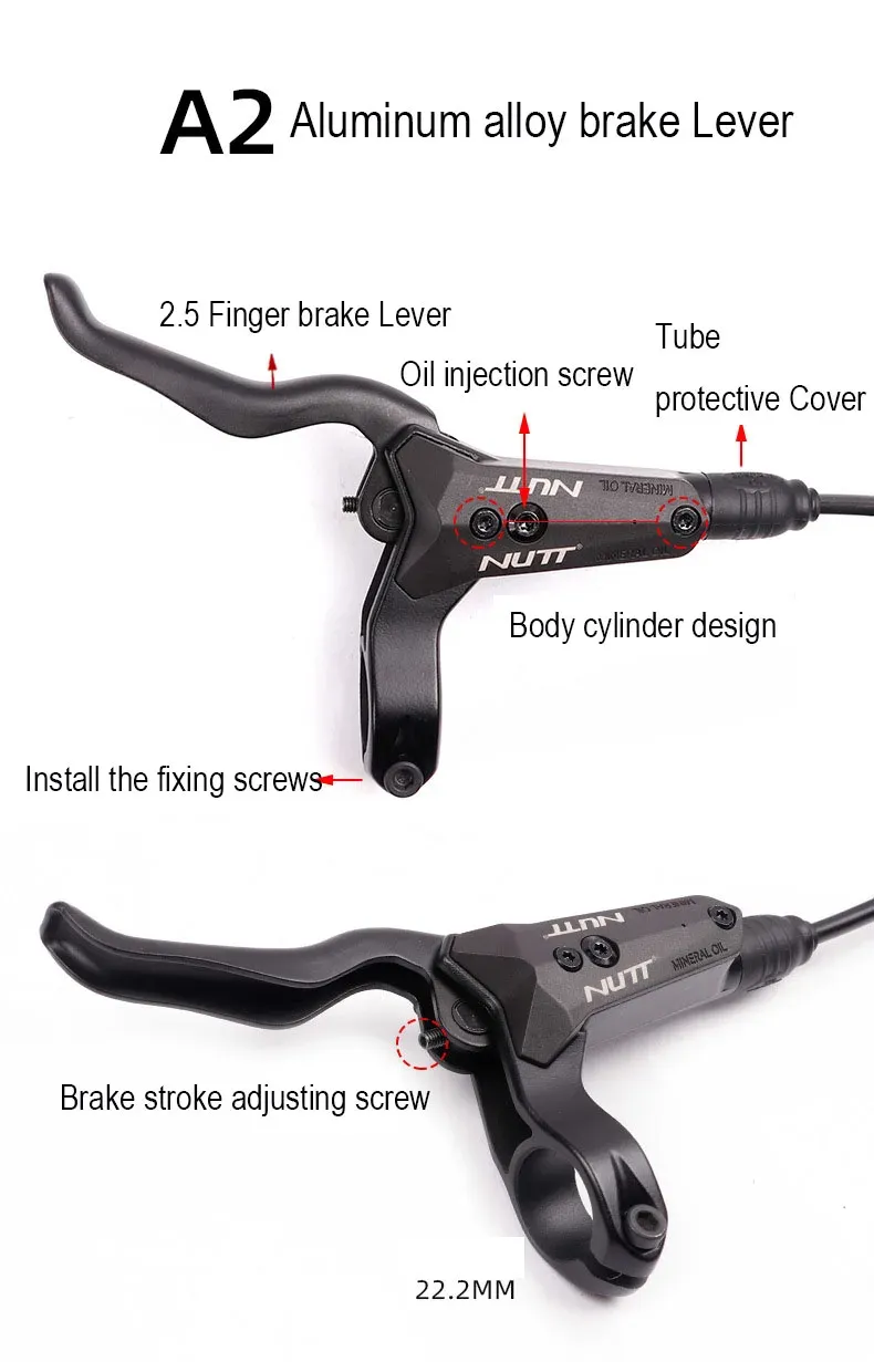 Hydraulic brake kit for mountain bike sale