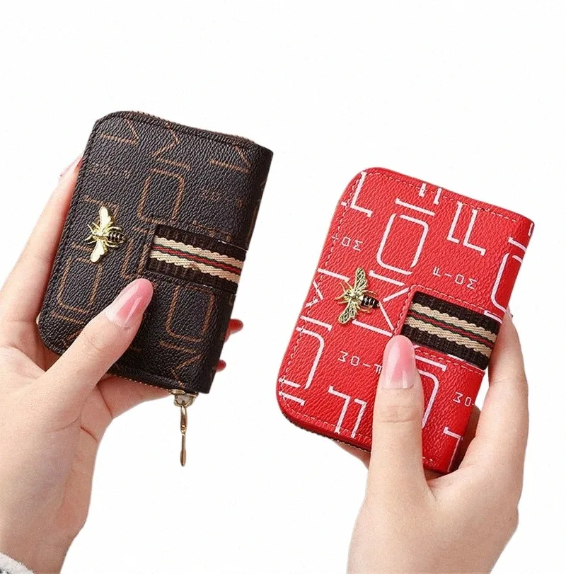 women's Wallet Short Coin Purse Fi Wallets For Woman Card Holder Small Ladies Wallet Female Zipper Mini Clutch For Girl f8oA#