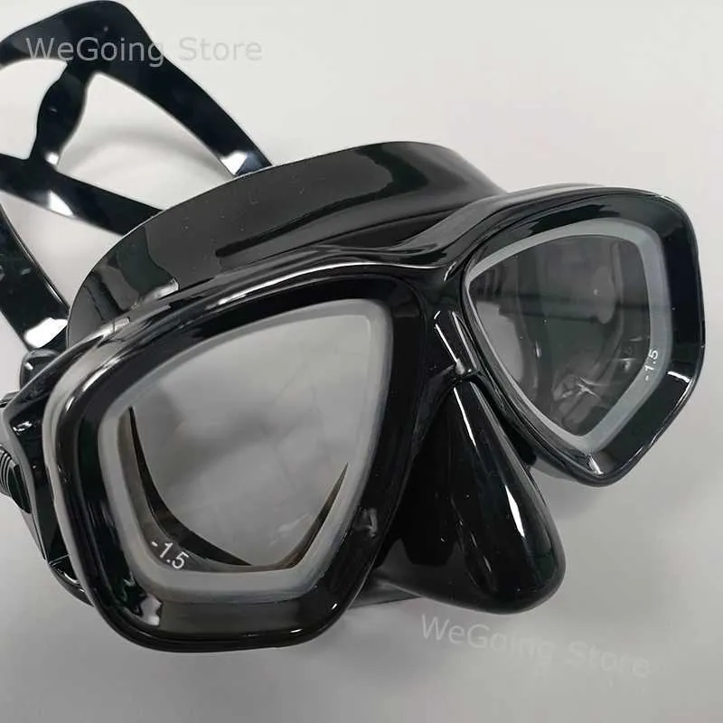 Prescription Diving Mask with Inflatable Seal, Waterproof Silicone ...