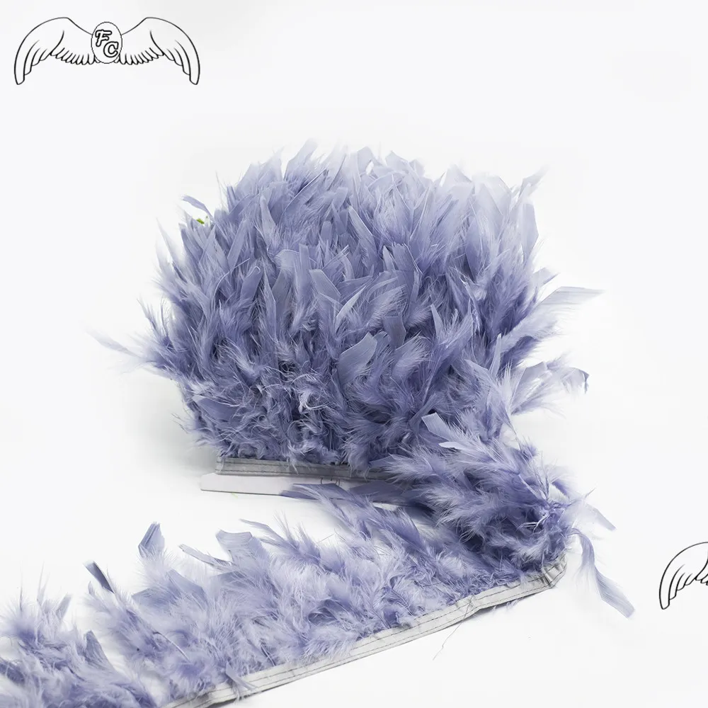 En gros de 5 à 10 mètres duvet blanc pelucheux belles plumes de dinde coupe 4-6 "marabou qui ne fait plus que les costumes de carnaval