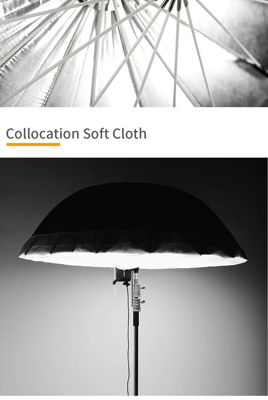 Upgraded 70 Umbrella & Diffuser Kit for Photography - Silver/White ...