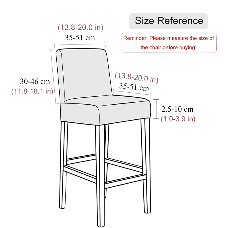 Zwykły stały kolor klubowy obrotowy krzesło na rozciąganie tkaniny mała rozmiar okładki krótkiego tylnego siedzenia dekoracje domowe nr 100% wodoodporne