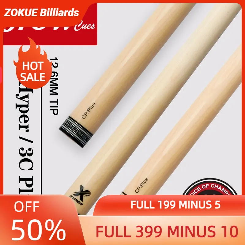 HOW Cue Shaft X Hyper Billiard Cue Shaft CP PLUS Shaft 12.6
