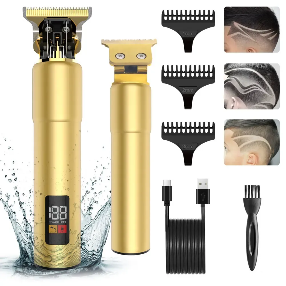 Триммер Hatteker Professional Toutlining Hair Clippers для мужчин Электрическая машина для волос. Триммер водонепроницаемый