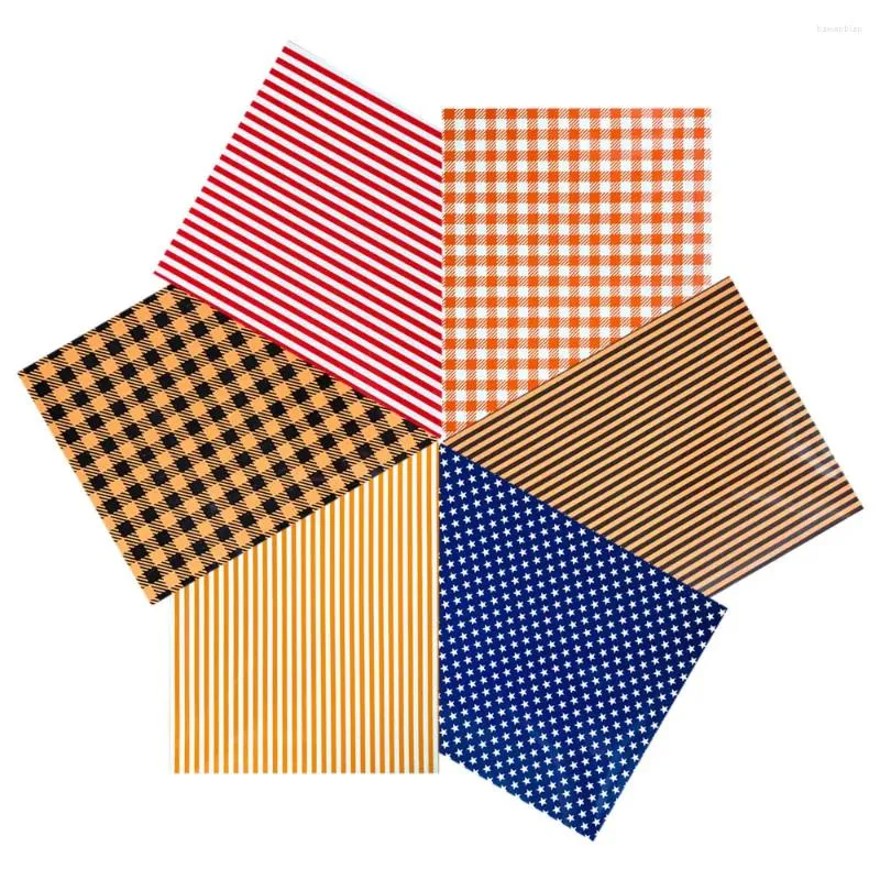 Adesivi per finestre 6 fogli da 12 "x10" stelle a strisce a strisce pattern Film trasferimento ferro su magliette in borsa per la maschera per abbigliamento