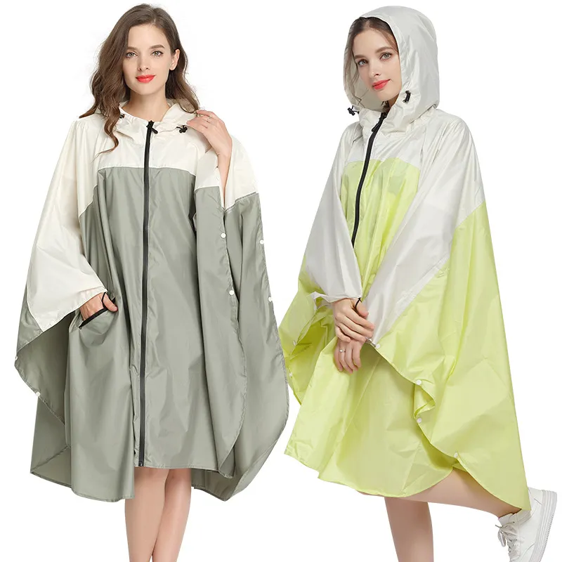 Nuovo arrivo grande taglia xxl Mante da uomo e donna pioggia cappotto leggero poncho impermeabile per adulti per adulti esterni poppati piovosi