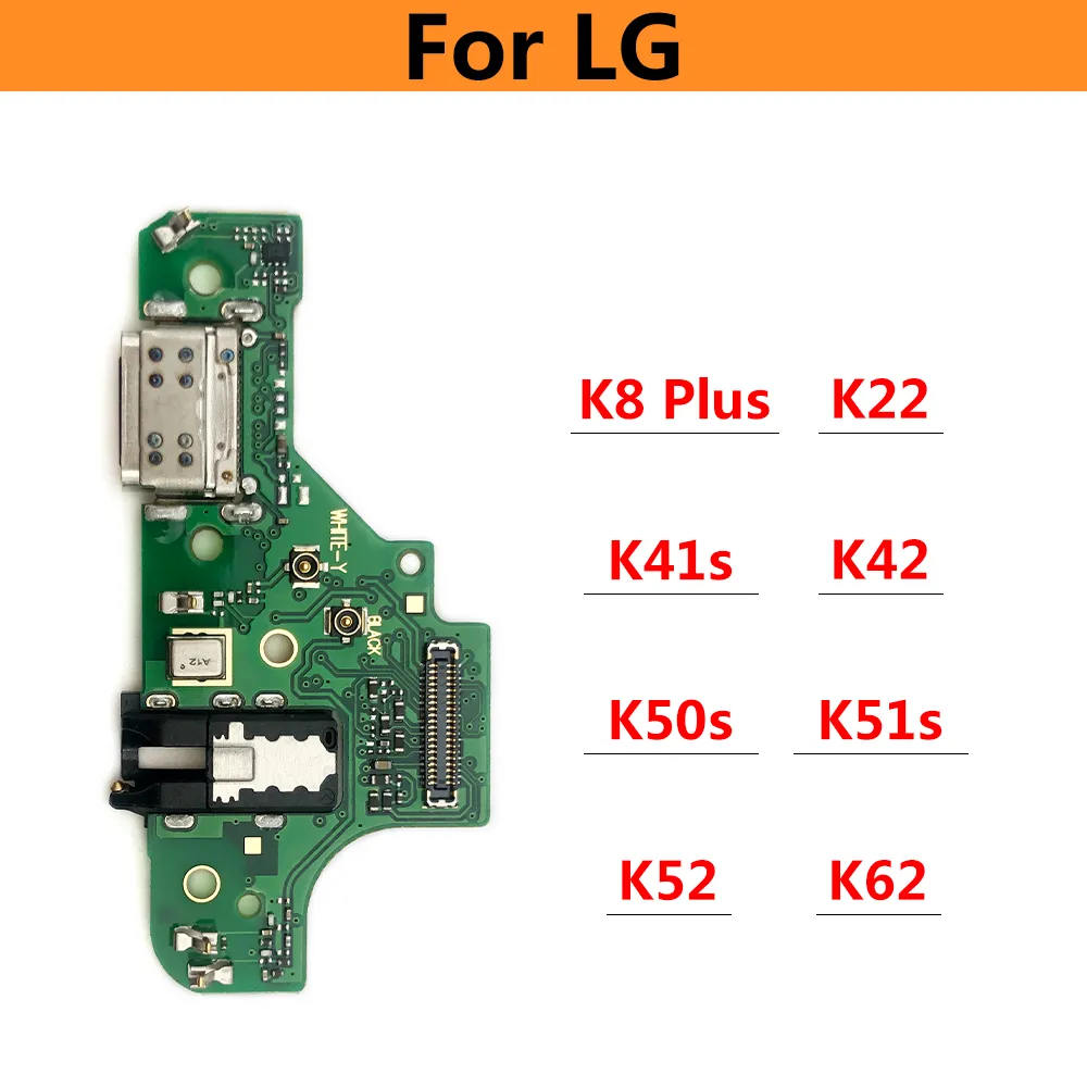 10 PCS USB Port Port Tablica Flex Kabel dla LG K22 K41S K42 K50S K51S K52 K61 K51 K8 Plus Dock Wtyk Connector