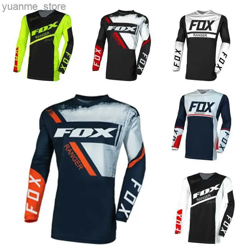 Chemises de cyclisme Tops Motochross Mountain Enduro Vêtements de vélo Moto Descente T-shirt RANGER Maillot de vélo Chemise de vélo de montagne BMX Y240410