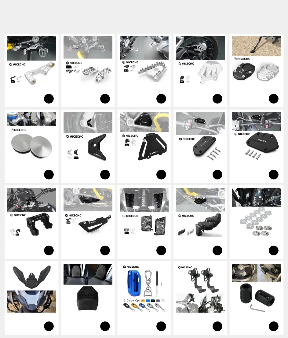 Motor Bumper Blok, 3 Paar Motorfiets Motor Guard Bumper Blok Bescherming Decor 22/25/28 Mm Fit Voor R1200GS R1150GS