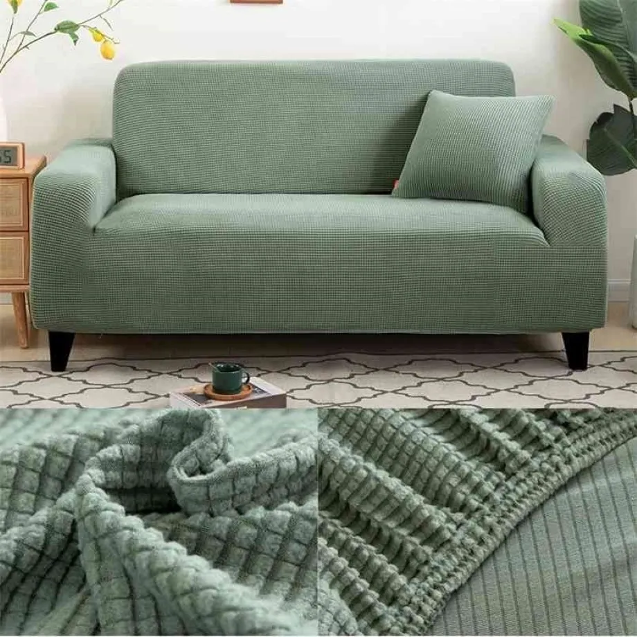 Dicker Sofa -Beschützer Jacquard Festgedruckte Decke für Wohnzimmer Couch Deckel Eckbezug L Form 210911263r