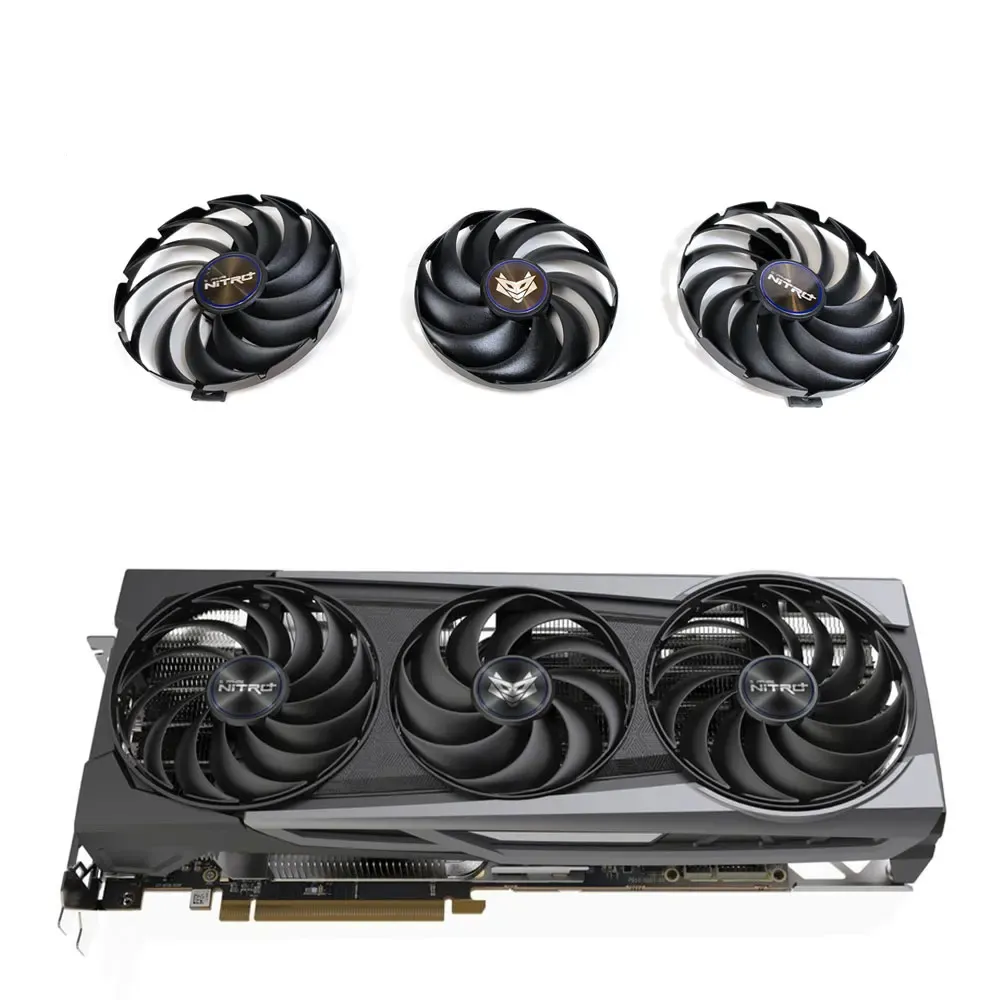 Pads NEW Original 87MM 95MM Sapphire NITRO+AMD Radeon RX 6700 6800 6900 XT Graphics Card Cooling Fan FDC10H12D9C FDC10U12D9C