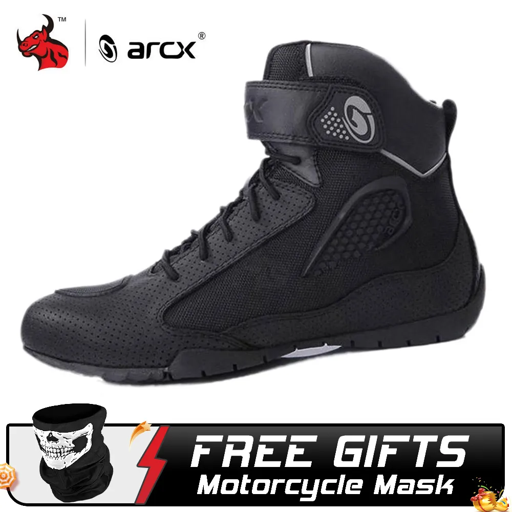 Breathable ARCX motorcycle shoes and boots for Men - Ideal Breathable ARCX motorcycle shoes and boots for Men - Ideal