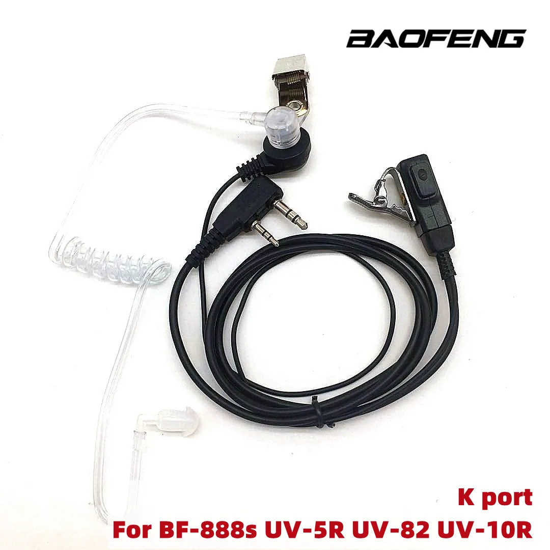 Brand New | 2 Pack | Baofeng 2 Way Two Way Walkie Talkie Handheld 400-470MHz Transceiver Earpiece main image 0