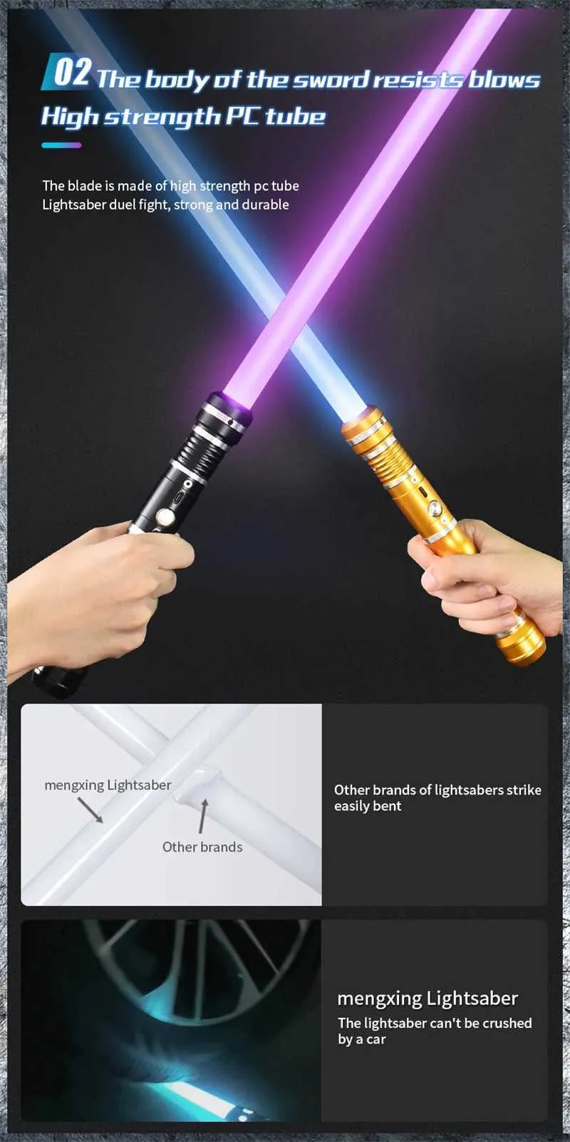 Lightsaber with Metal Hilt