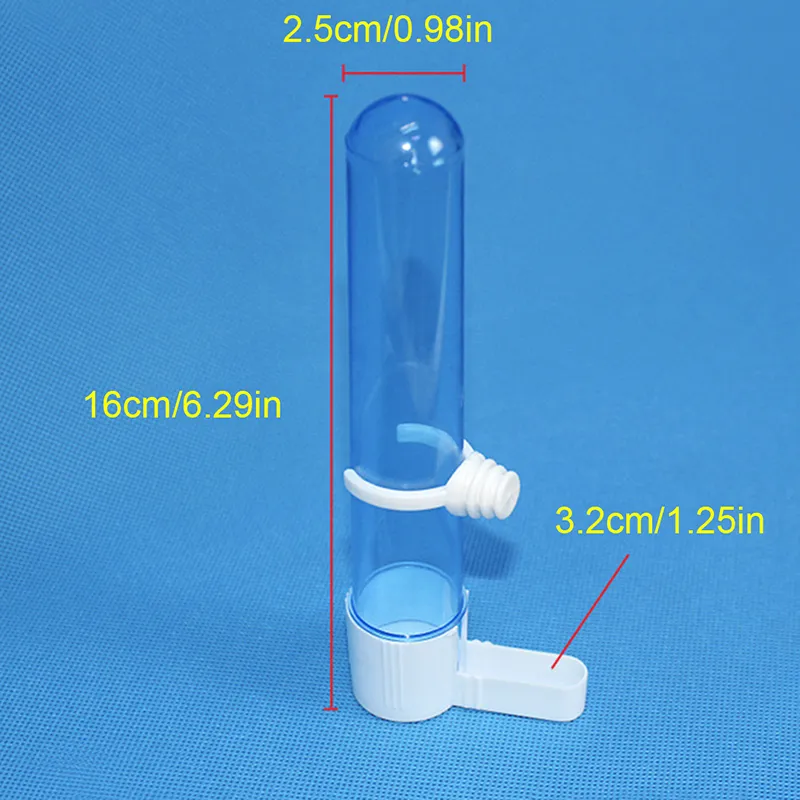 Vogelwassertrinker Feeder Automatische Hänge -Trinkbrunnen Haustier Papagei Cage Cup Schalen Haustier Vogelspender Haustier Vorräte
