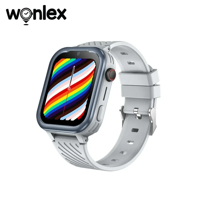 Смотреть Wonlex Kids GPS 4G Smart Watch Suppprts 1GB 8GB Android8.1 WhatsApp KT15PRO Video Call Camer