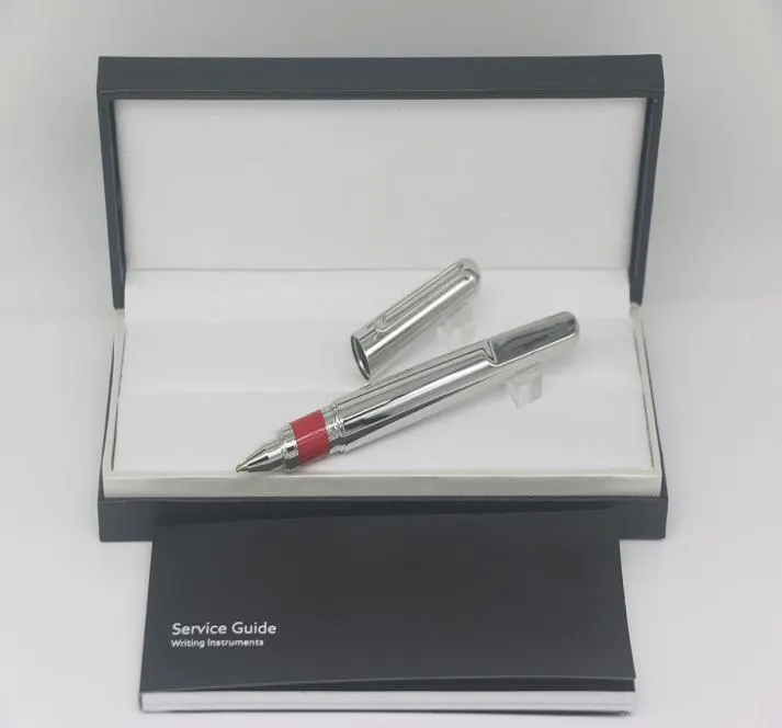 Classic Metal Silver Roller Pen M Magnetisch Deckel für Schulbüro Schreiberei Schreiben perfekter Geschenk8162329