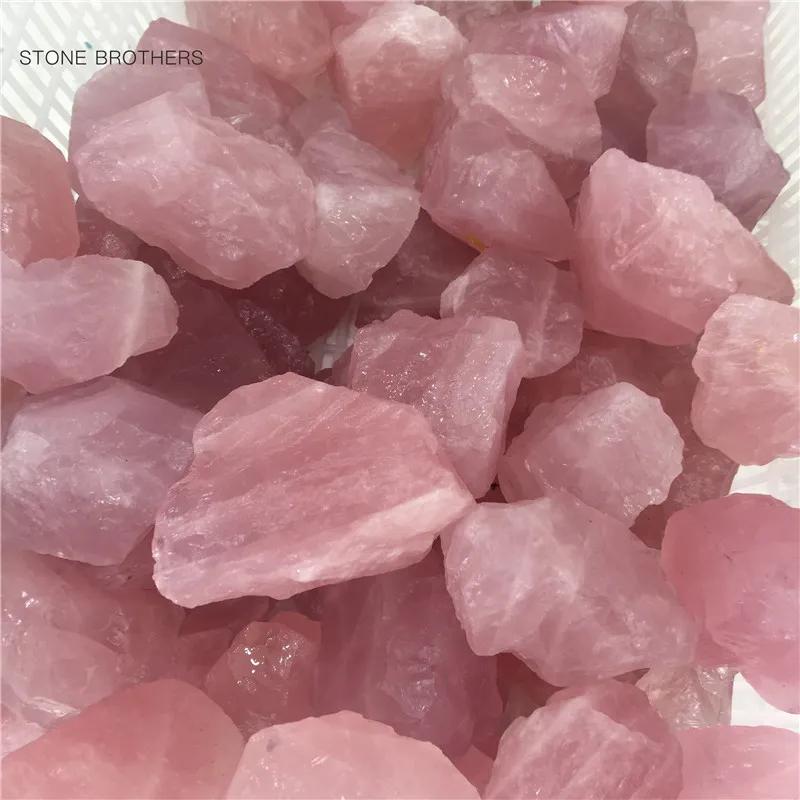 50-200 g di minerali in quarzo in cristallo naturale campione di rosa forma irregolare di roccia ruvida pietra reiki guarigione decorazione