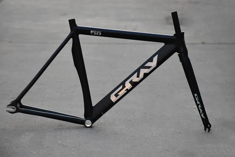 High-Quality GRAY F10 Aluminum fixed gear bicycle frame for