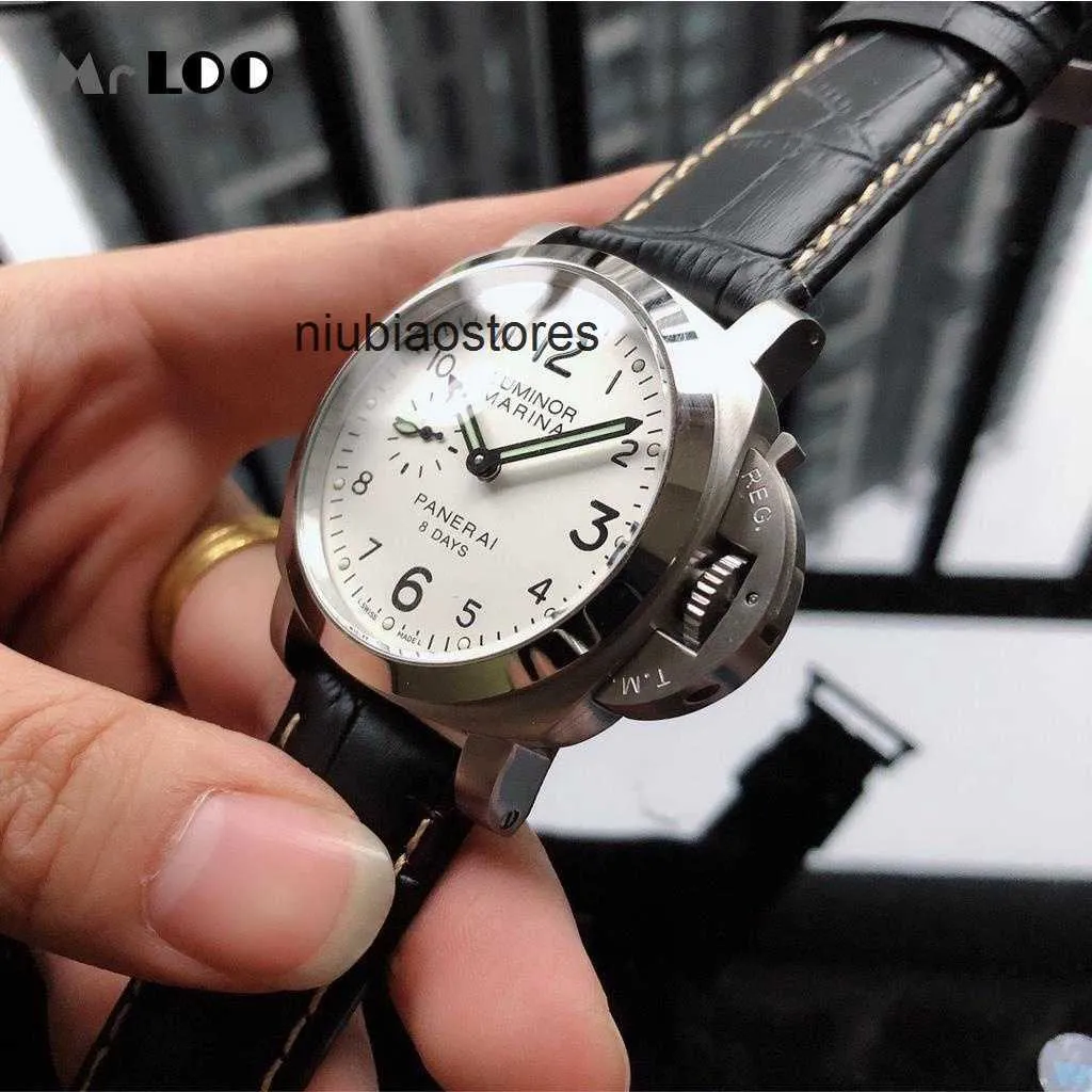for Luxury Watches Mens Mechanical Watch Swiss Automatic Sapphire Leather Strap Watch 44mm 13mm Brand Italy Sport Wristwatches Designers GOBB