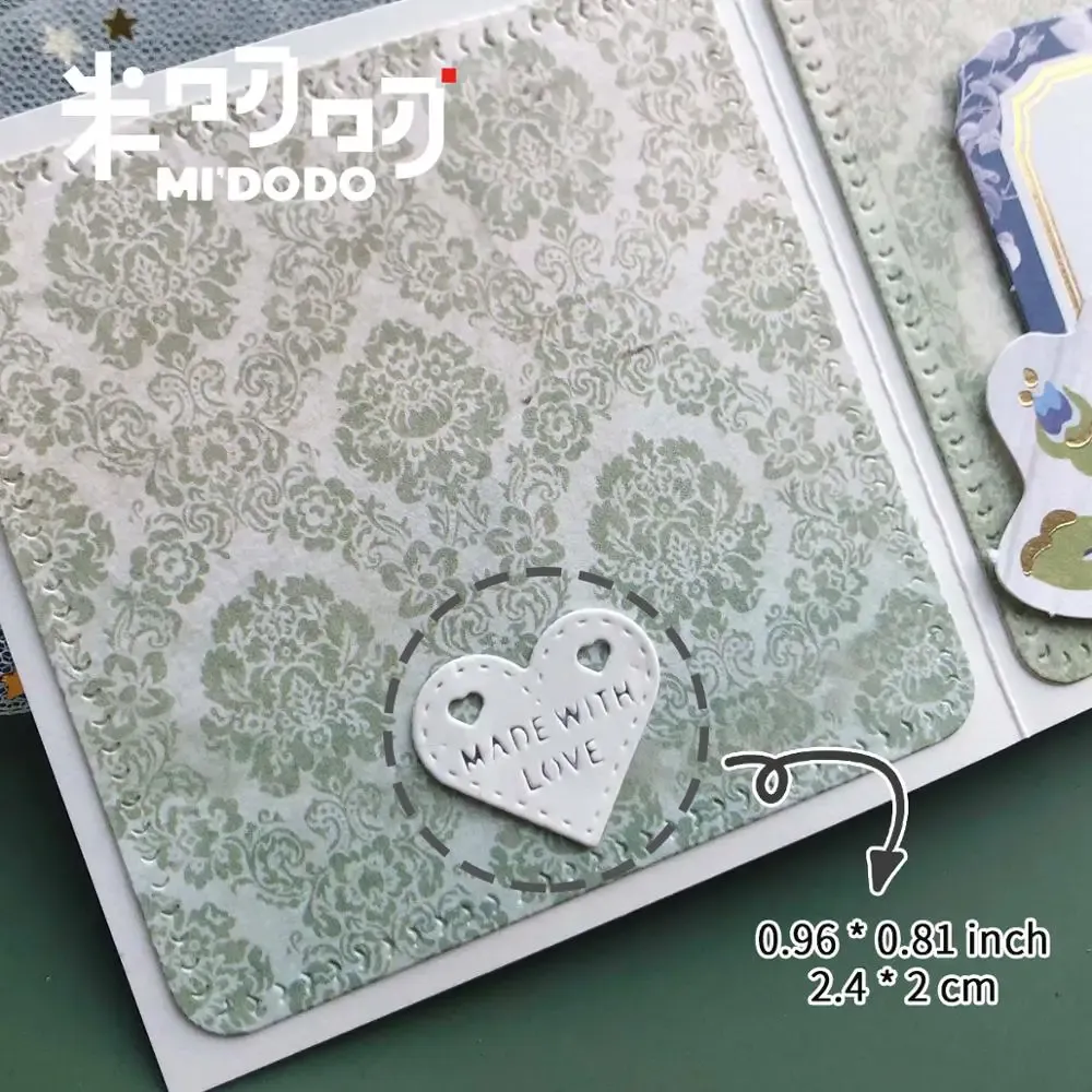 Handgemaakte Mark Lable Metal Cutting sterft 2020 voor scrapbooking DIY Paper/Photo Cards Midodo Nieuw design sterft