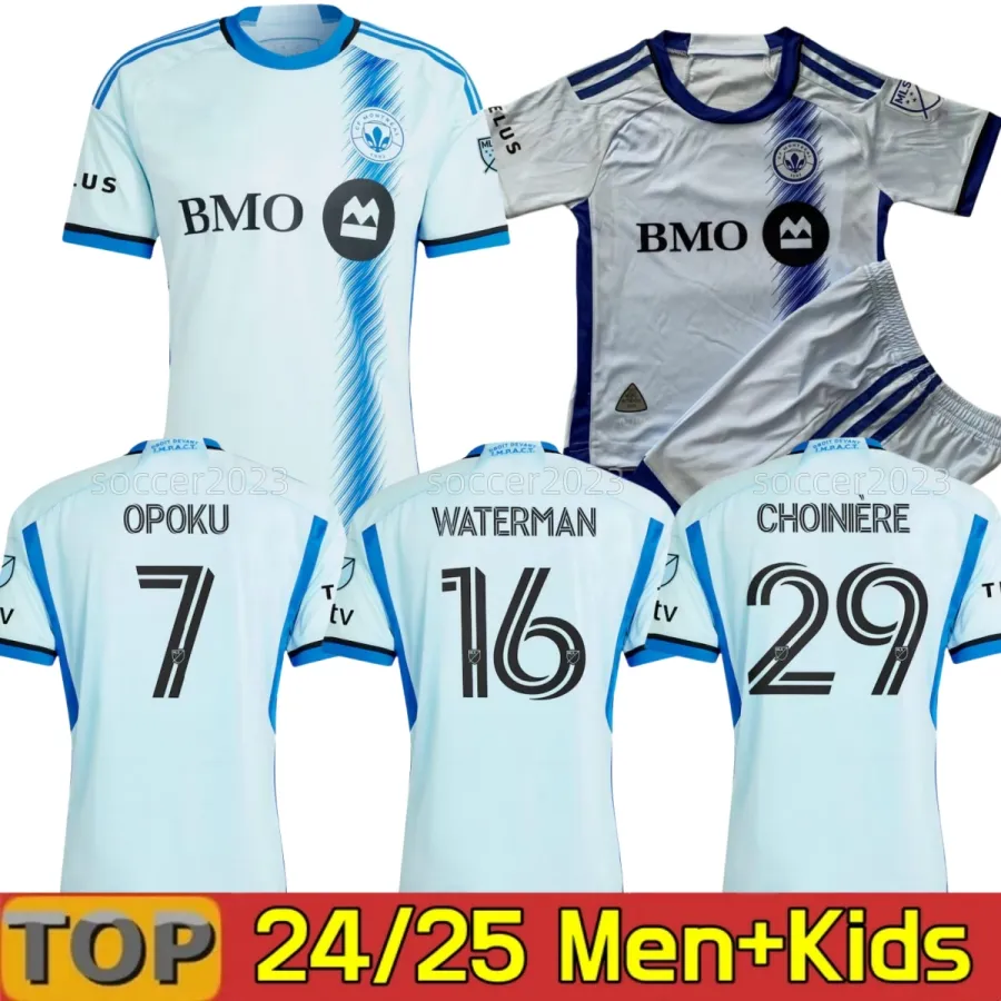 24 25 Club de voet Montreal CF Montreal voetbalshirts Choiniere Offor Quioto Ibrahim Miller Camacho 2024 2025 Waterman Brault-Guillard Lappalainen voetbalshirt