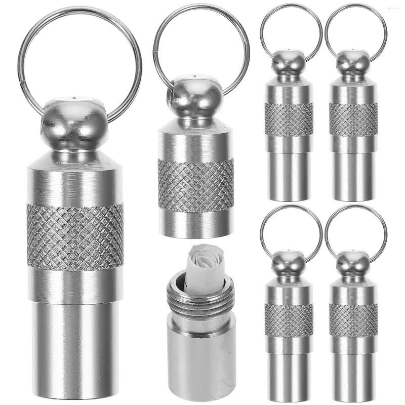 Collares para perros 6 PCS Etiquetas de identidad de gato Pet para etiquetas pequeñas personalizadas Nombre del colgante Material de aluminio