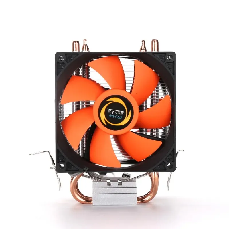 Tubos de aquecimento CPU Cooler PWM 4 Pin PC Quiet 90mm Intel I5 LGA 2011 775 1200 1150 1151 1155 1156 AMD AM3 AM4 CPU REFRIGING 3 PIN