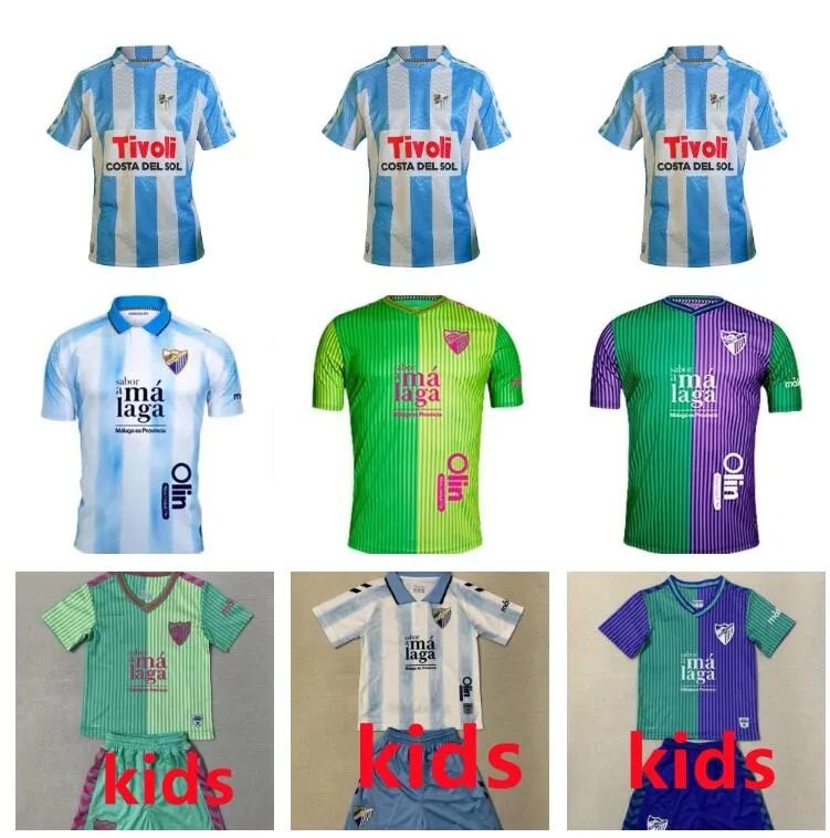 23 24 25 25 koszulki piłkarskie Malaga Elche 2023 2024 2025 Away K Bare Juanpi Adrian Football Shirt Bar Casas Camiseta de Futbol Juande Jersey Kids Marti Ponce Collado