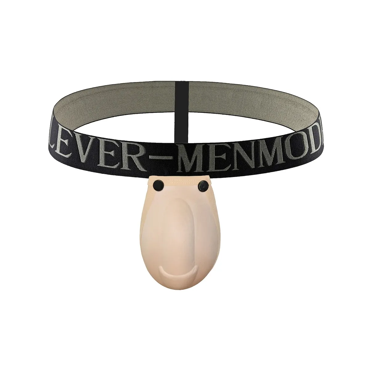 Clever-Menmode Men Men Penis Pad Thong Thongs Teante