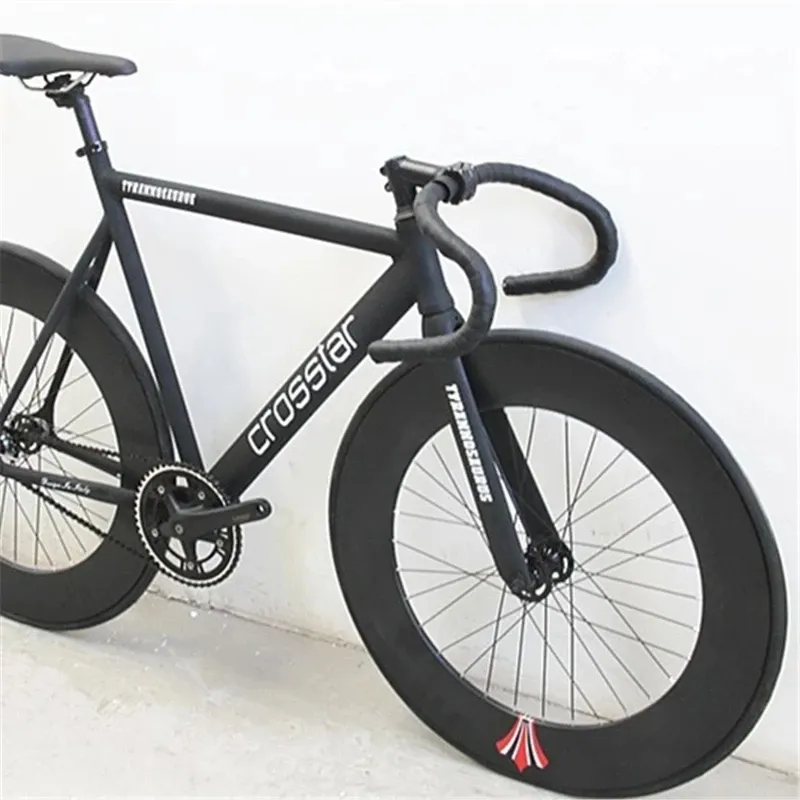 Велосипед на колесах с фиксированным колесом с фиксированной передачей 90-миллиметровый обод 70 мм алюминиевый сплаво