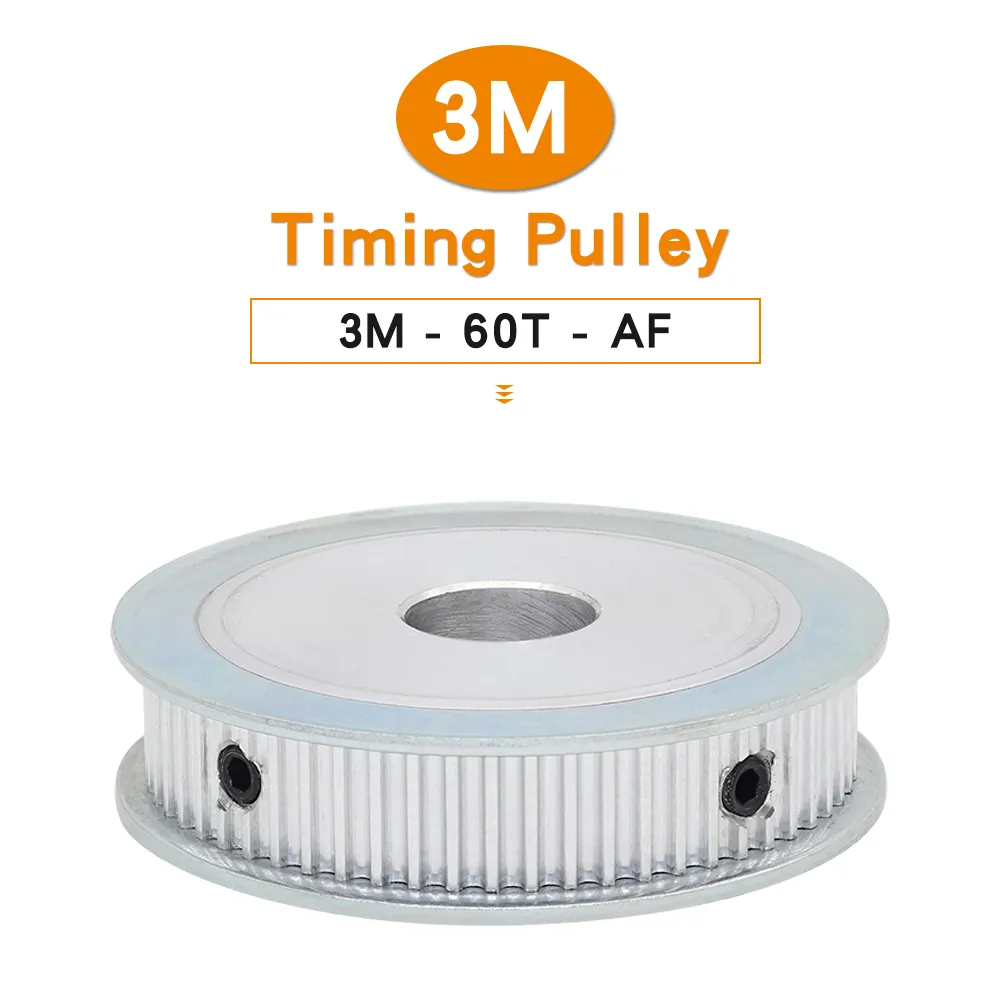 3M-60T TIMING PULLEY INGORE Taille 8/10/12/14/15/16/17/19 MM MOTEUR MOTEUR MOTEUR MATÉRIAL ALLIAGE POUR LA LAVETH 10/15 MM 3M CELOUR DE TIRMING