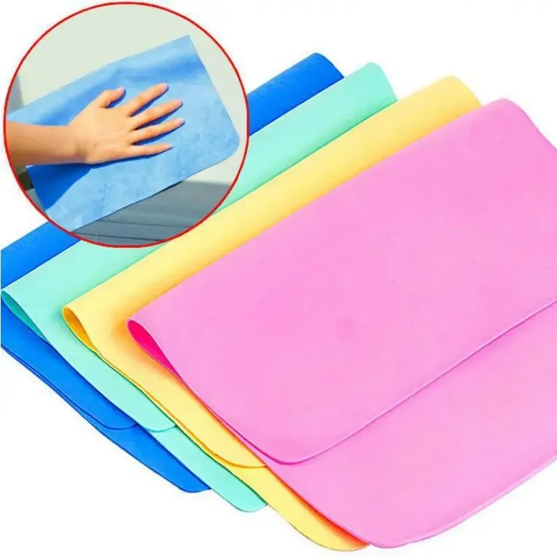 Super Absorbent Towel Magical Auto Care Suede Chamois Towels Car Cleaning Towel Wash Cloth Car Wash Brush Cleaning- for Magical Auto Care Towels