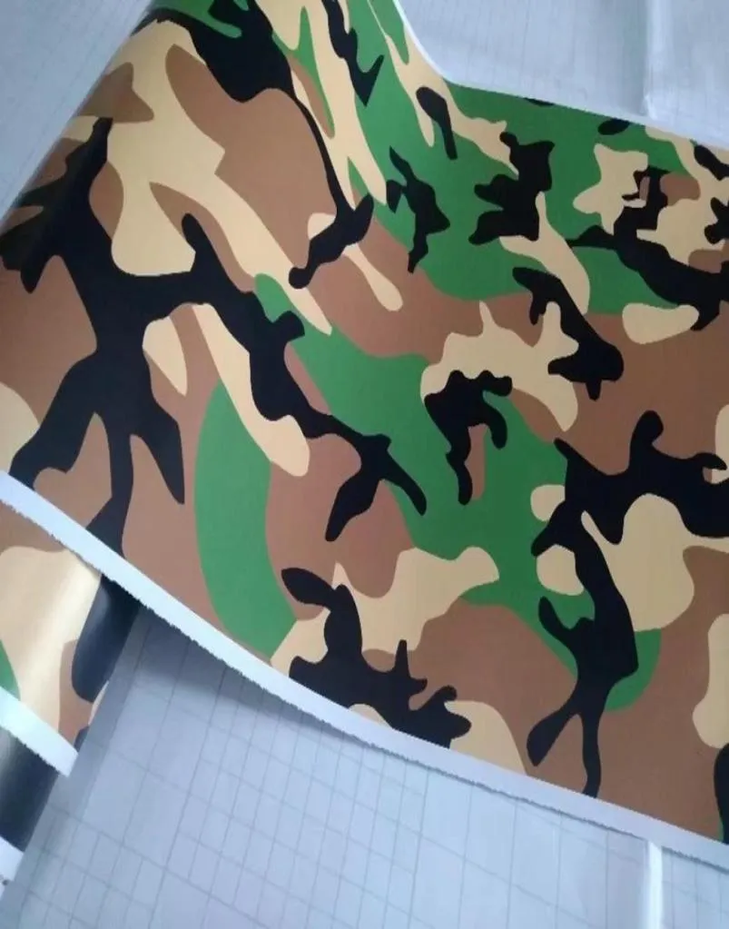 bosgroen camouflage camo vinyl voor auto wrap pixel camo sticker film met luchtafgifte voertuig grafische grootte152 x 30 mroll4814007